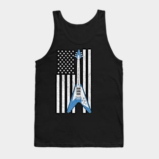 Patriotic Electric Guitar Tank Top